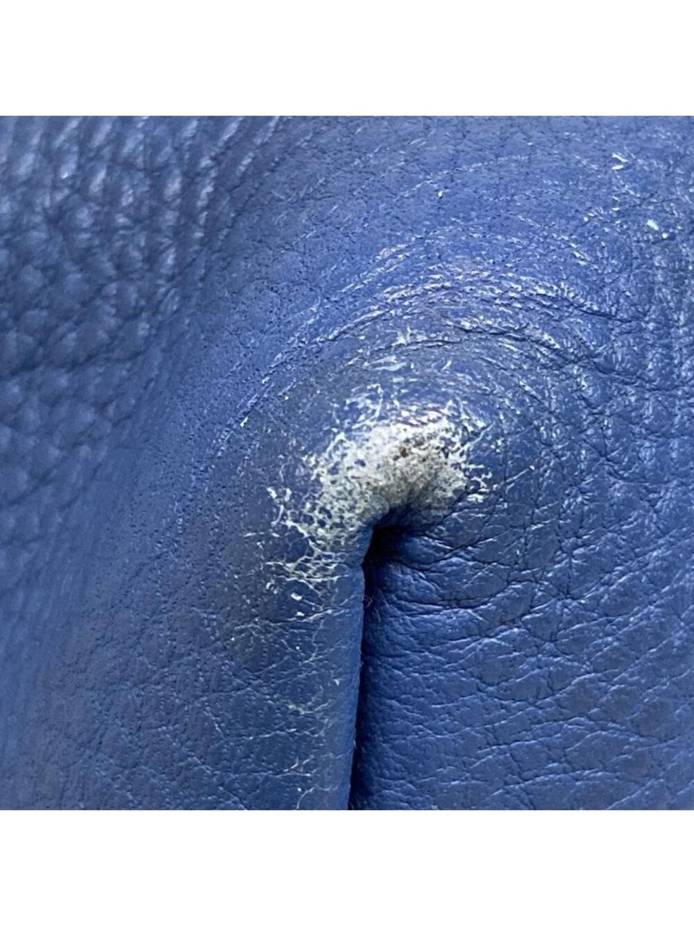 Prada Tote Blue Leather Tag - Picture 6 of 15